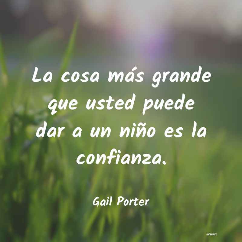 Frases de Gail Porter