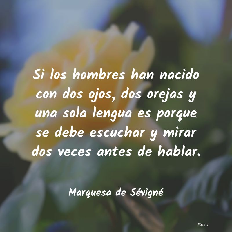 Frases de Marquesa de Sévigné