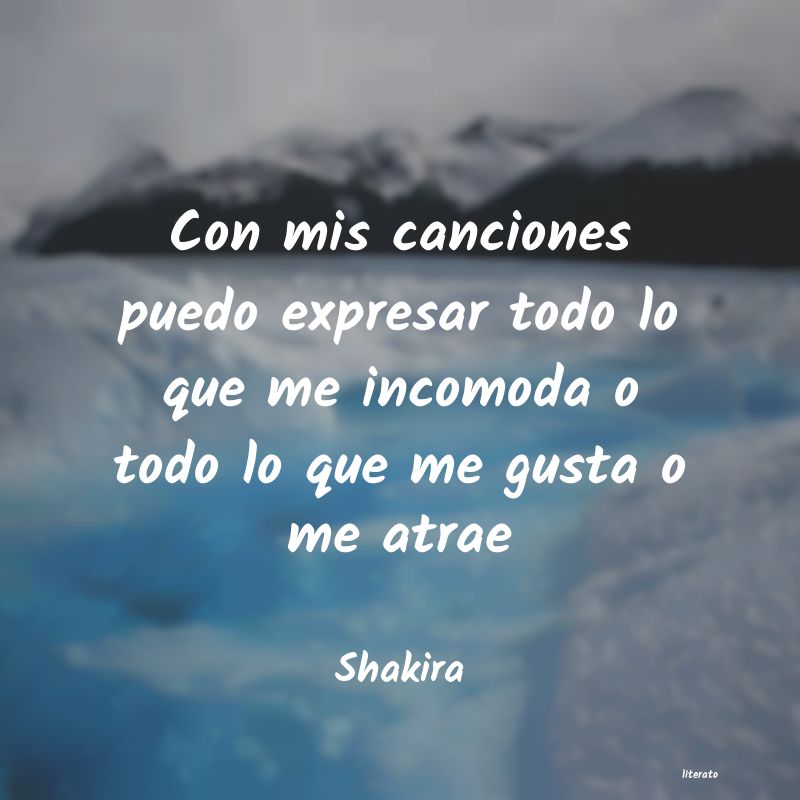 Frases de Shakira