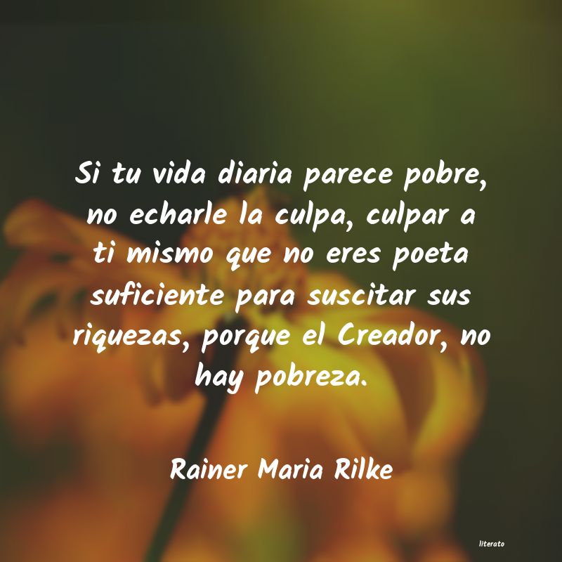 frases de Rainer Maria Rilke