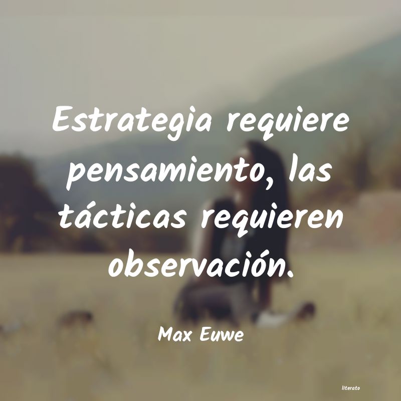 Frases de Max Euwe