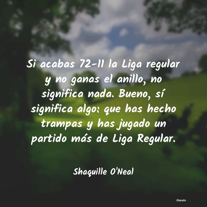 Frases de Shaquille O'Neal