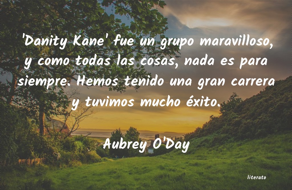 frases de Aubrey O'Day