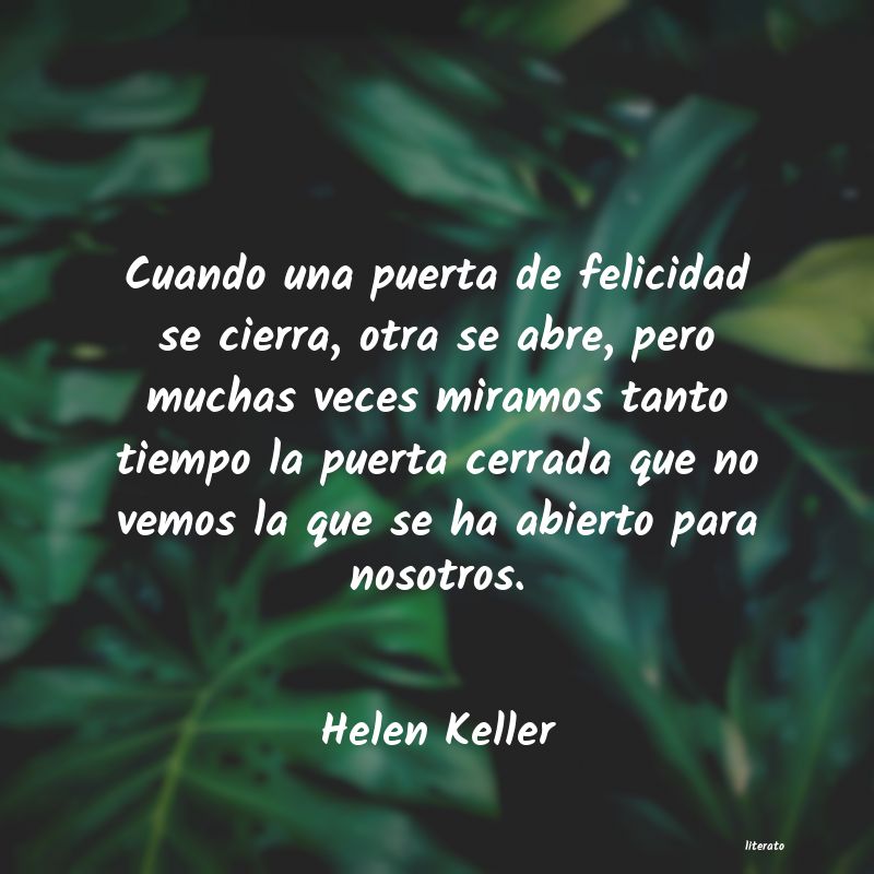 frases de Helen Keller