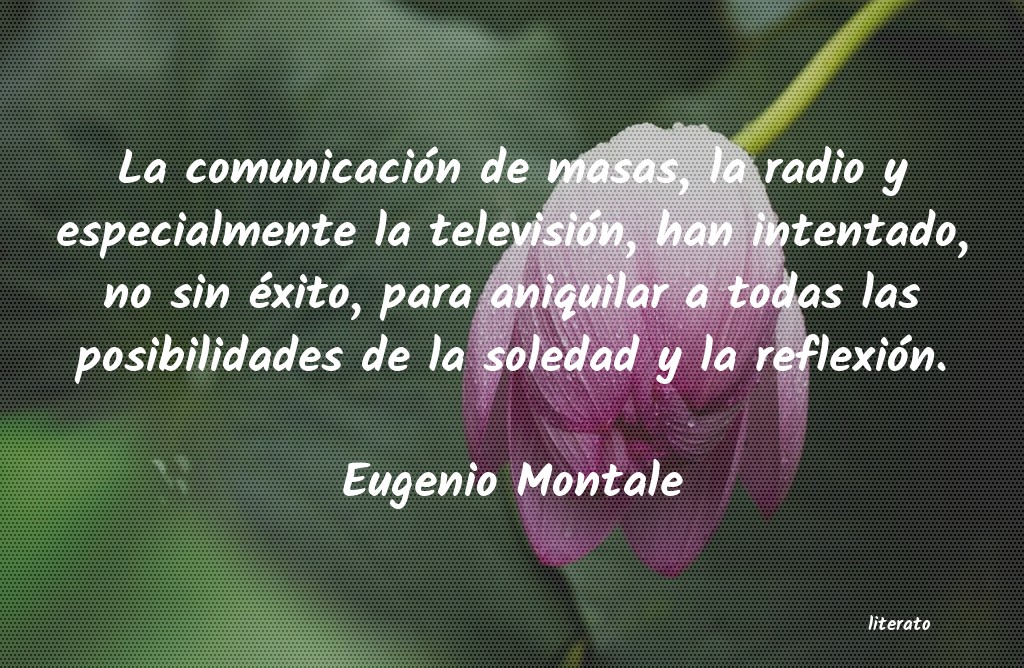 frases de Eugenio Montale