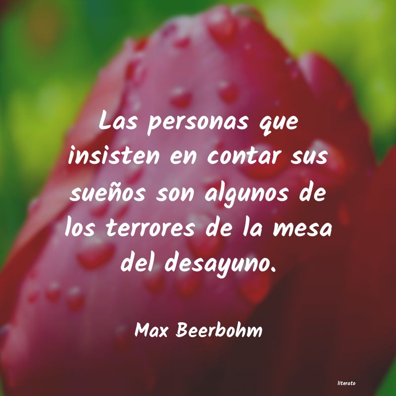 Frases de Max Beerbohm