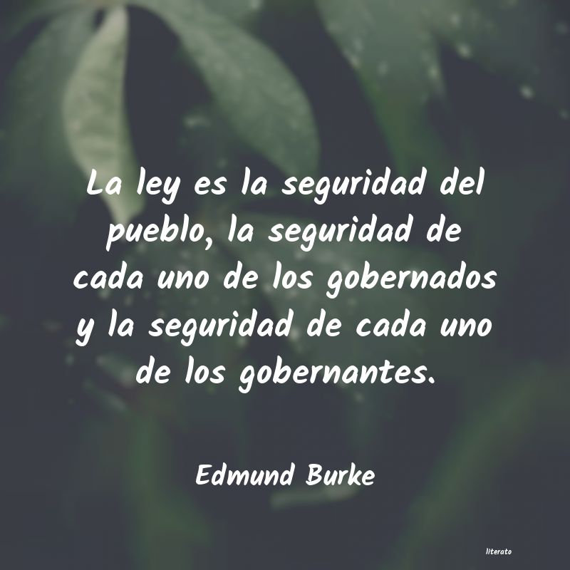 Frases de Edmund Burke