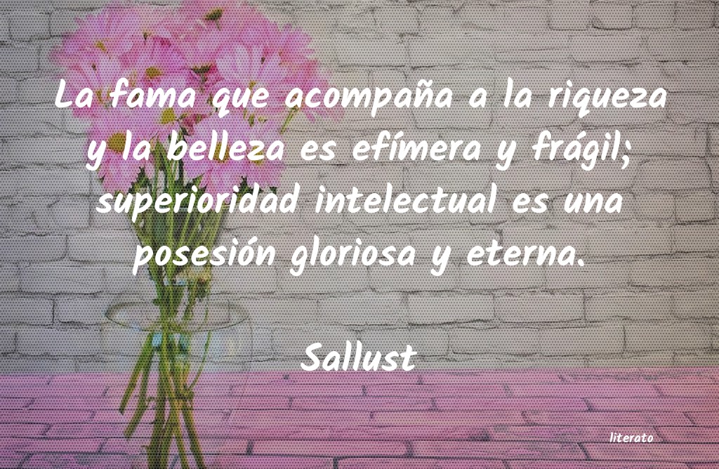 frases de Sallust
