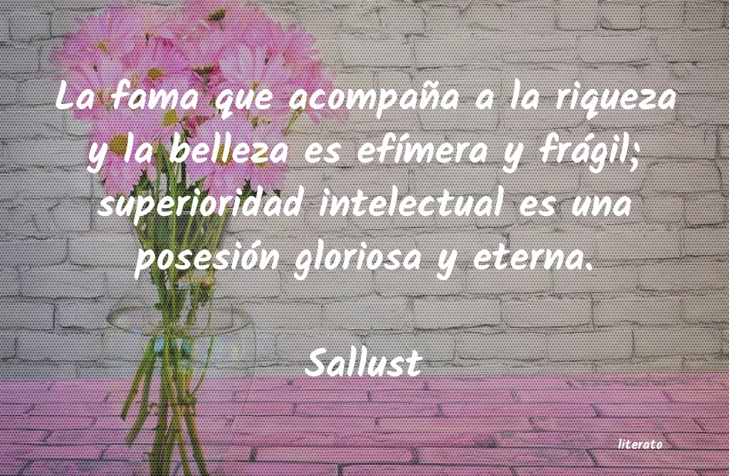 Frases de Sallust