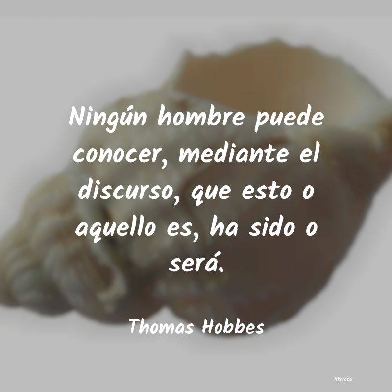 Frases de Thomas Hobbes