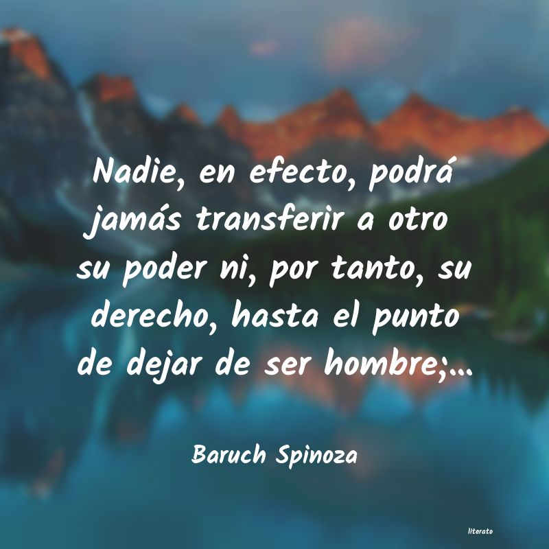 frases de Baruch Spinoza