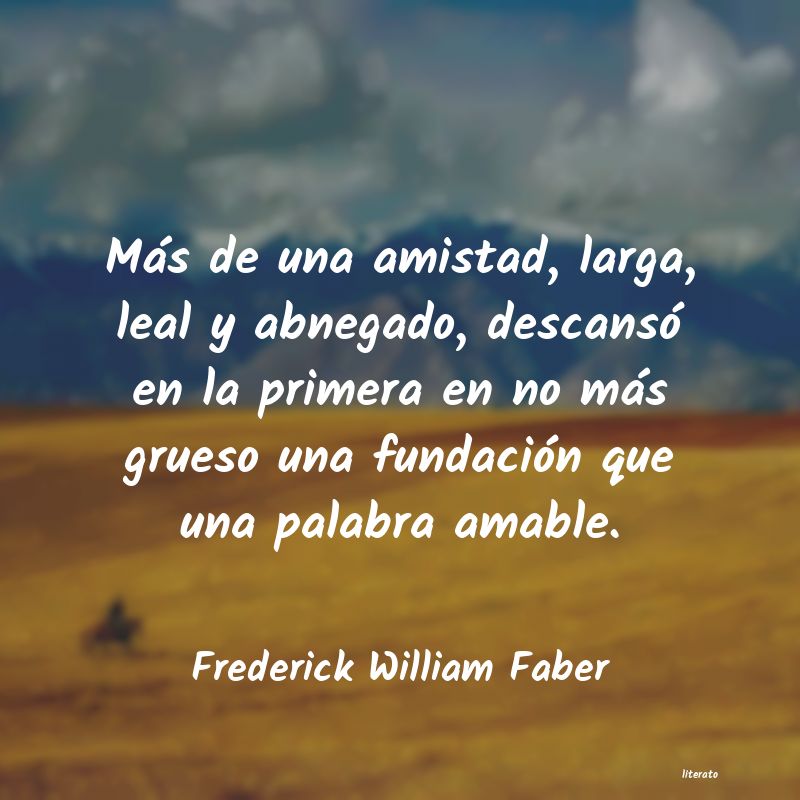 frases de Frederick William Faber