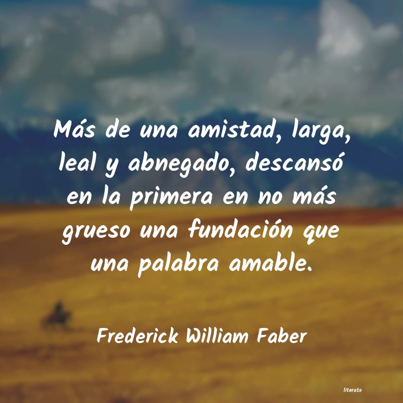 Frases de Frederick William Faber