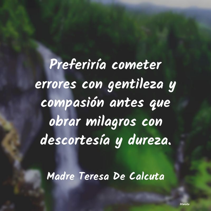 Frases de Madre Teresa De Calcuta