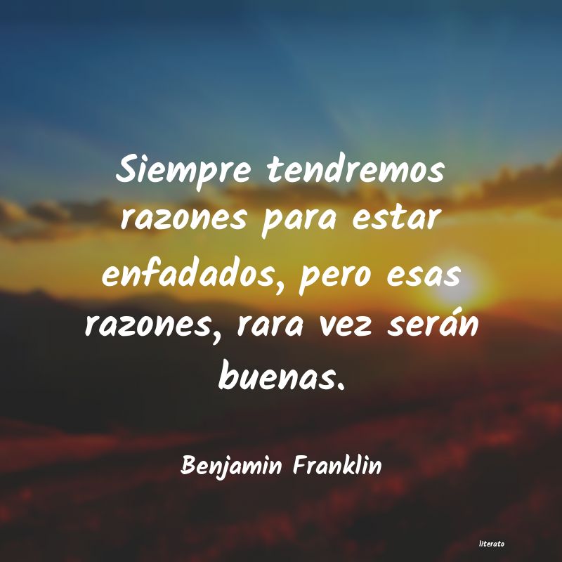 Frases de Benjamin Franklin