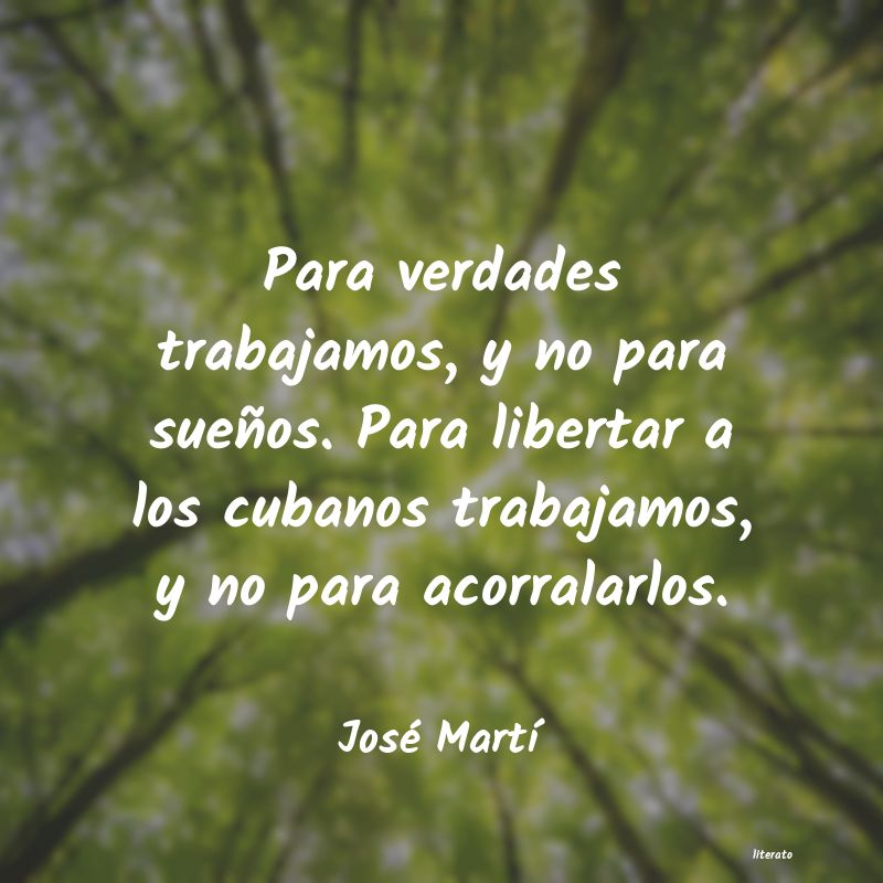 Frases de José Martí