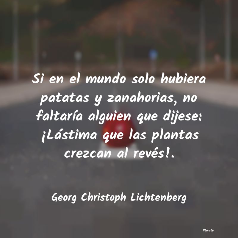 frases de Georg Christoph Lichtenberg