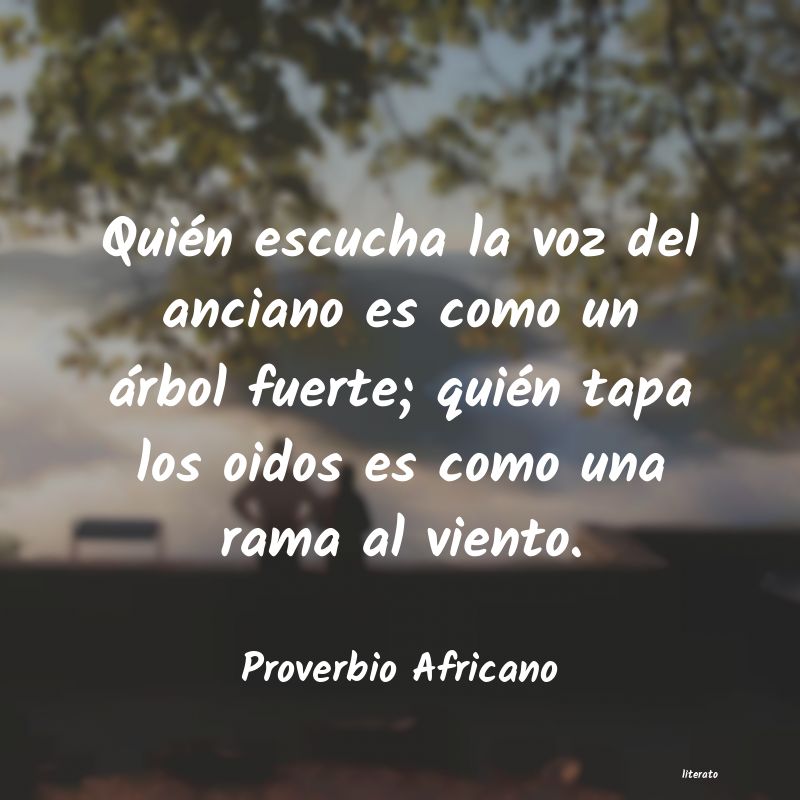 Frases de Proverbio Africano