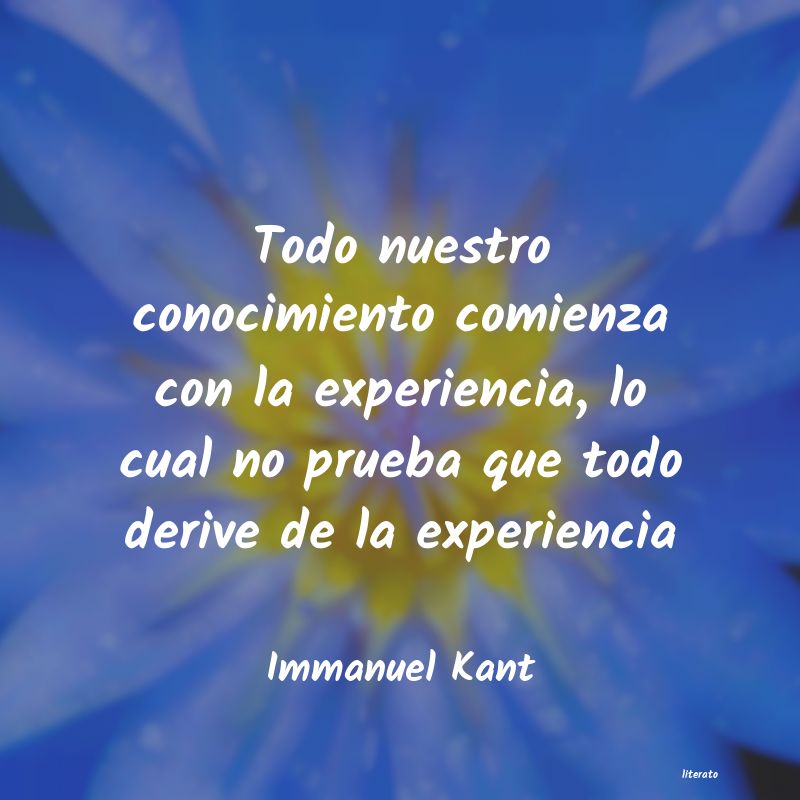 Frases de Immanuel Kant