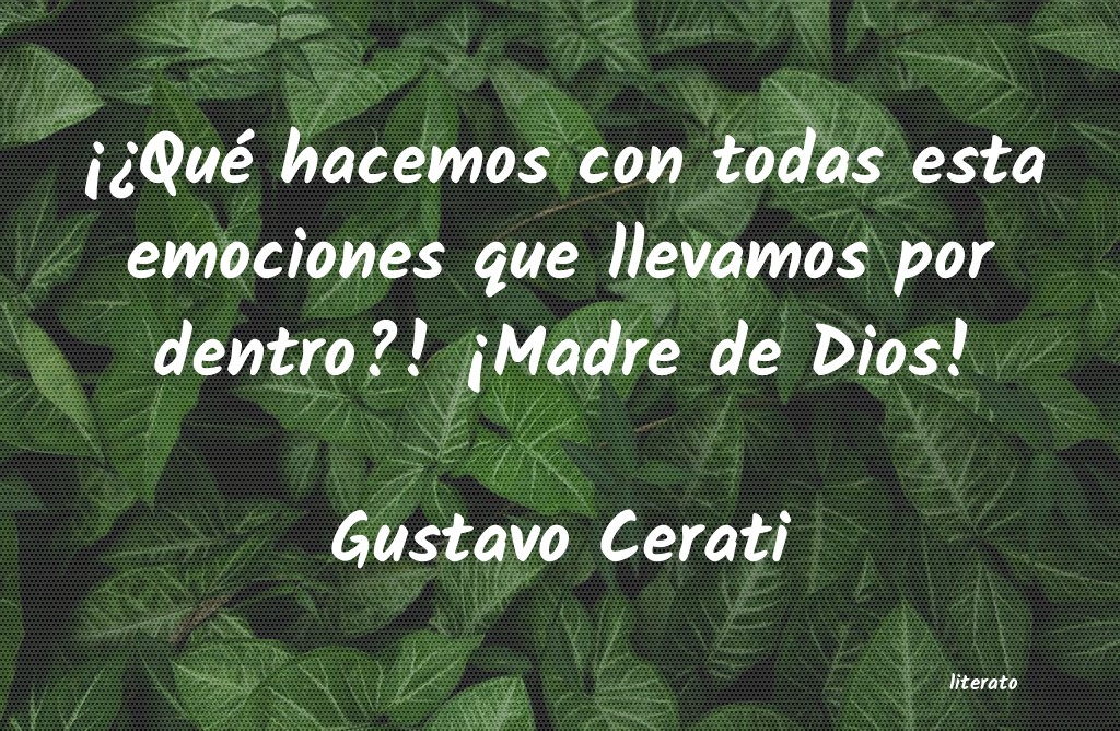 frases de Gustavo Cerati