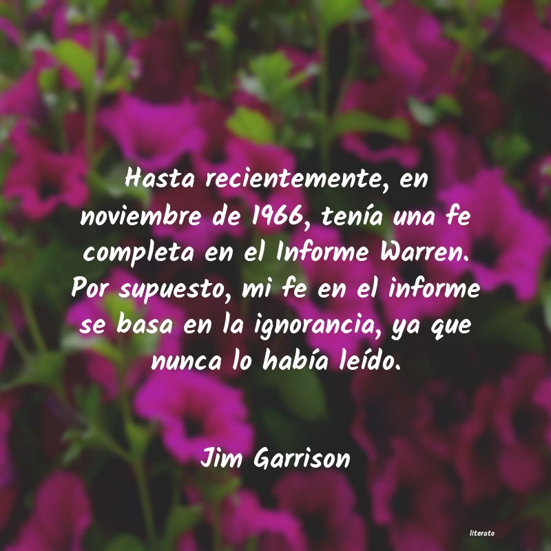 Frases de Jim Garrison