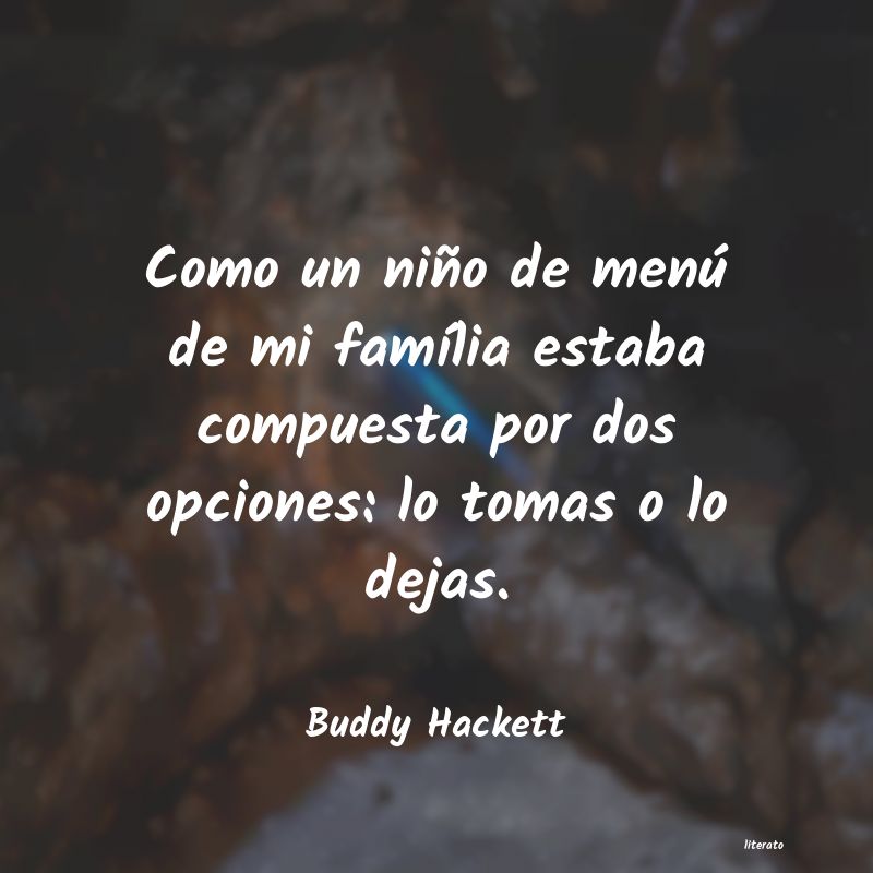 Frases de Buddy Hackett