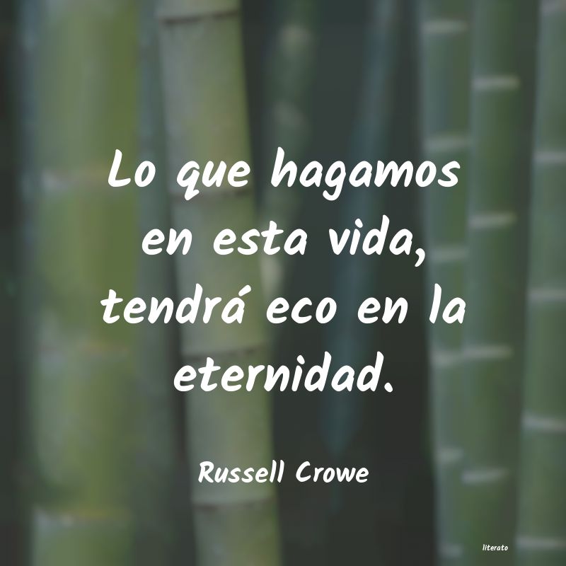 Frases de Russell Crowe