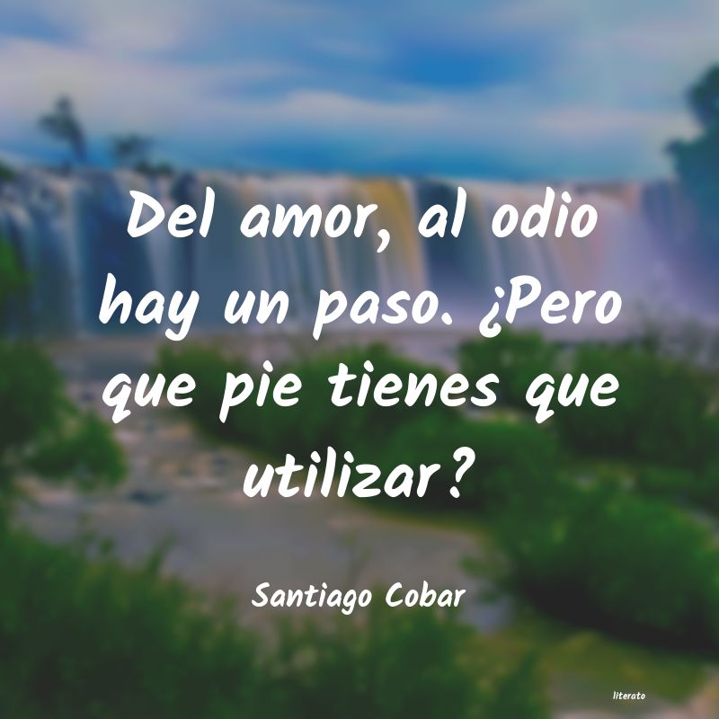 Frases de Santiago Cobar