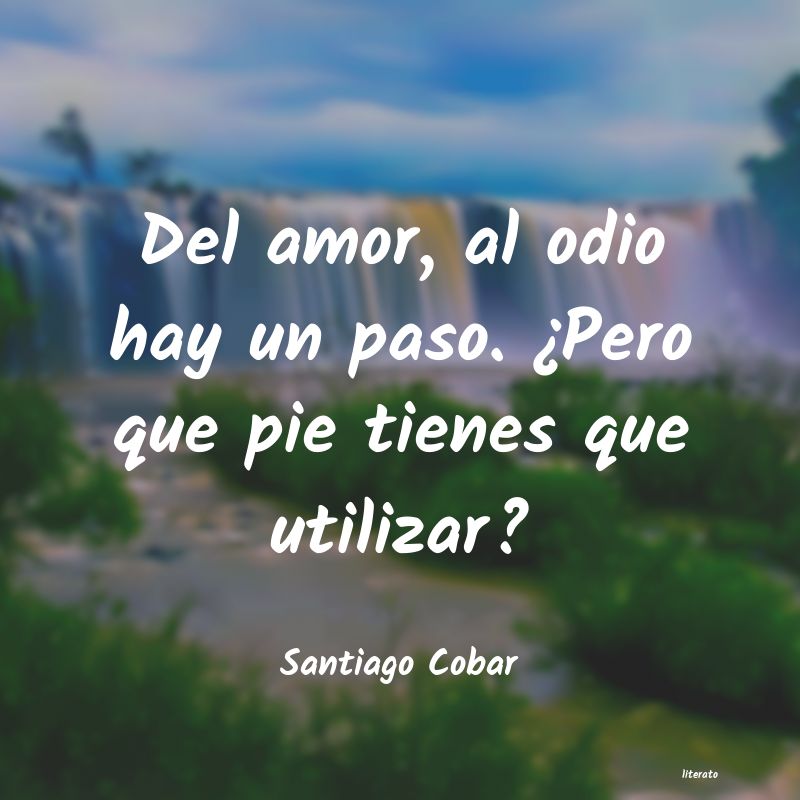 frases de Santiago Cobar