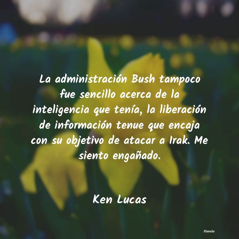 Frases de Ken Lucas