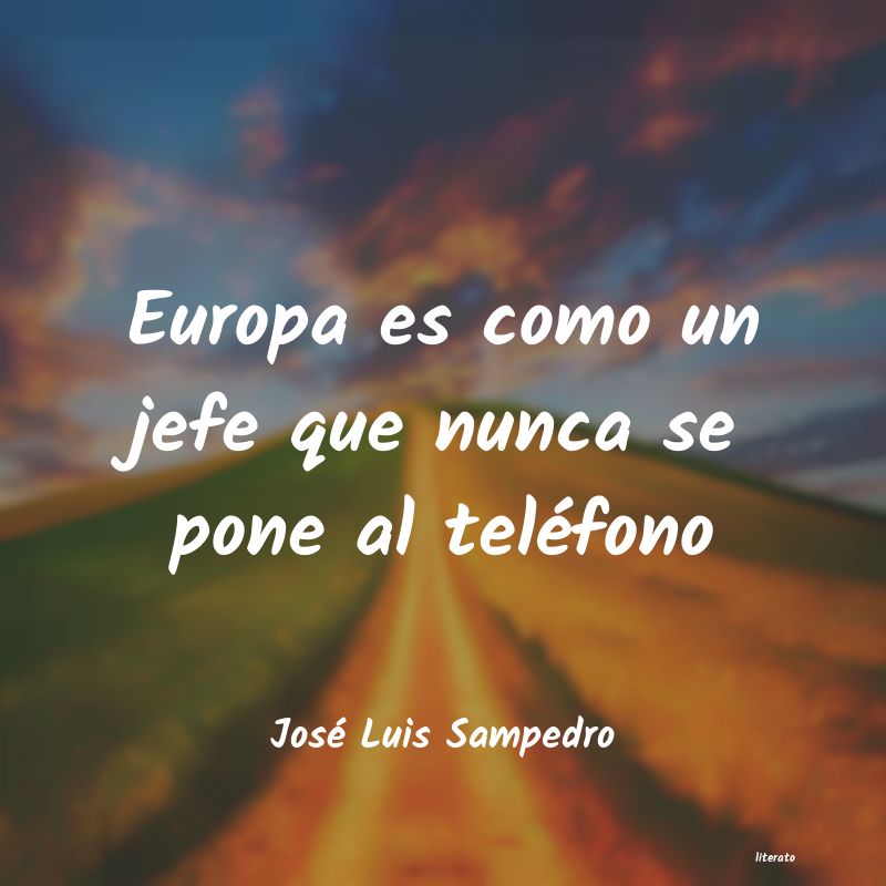 Frases de José Luis Sampedro