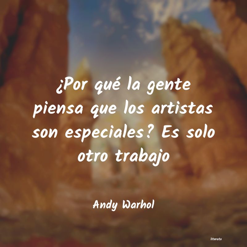 Frases de Andy Warhol