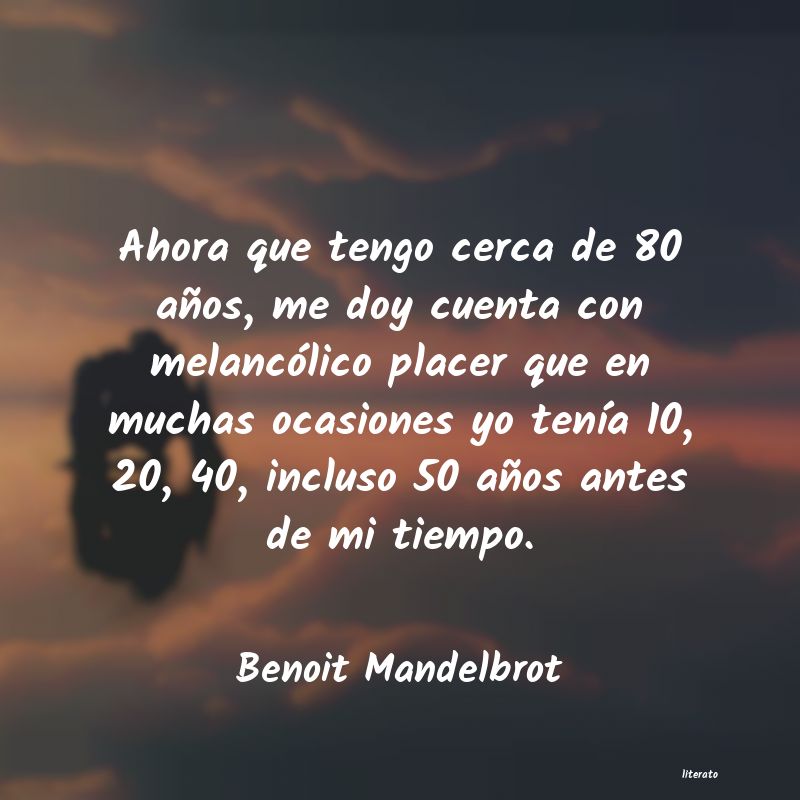 <ol class='breadcrumb' itemscope itemtype='http://schema.org/BreadcrumbList'>
<li itemprop='itemListElement'><a href='/autores/'>Autores</a></li>
<li itemprop='itemListElement'><a href='/autor/benoit_mandelbrot/'>Benoit Mandelbrot</a></li>
</ol>