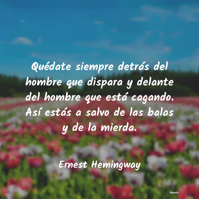 Frases de Ernest Hemingway