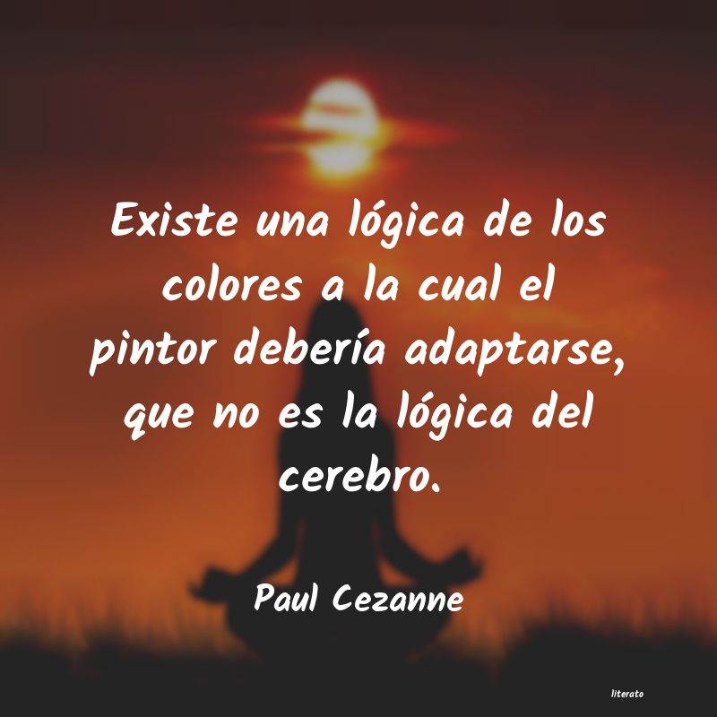 Frases de Paul Cezanne