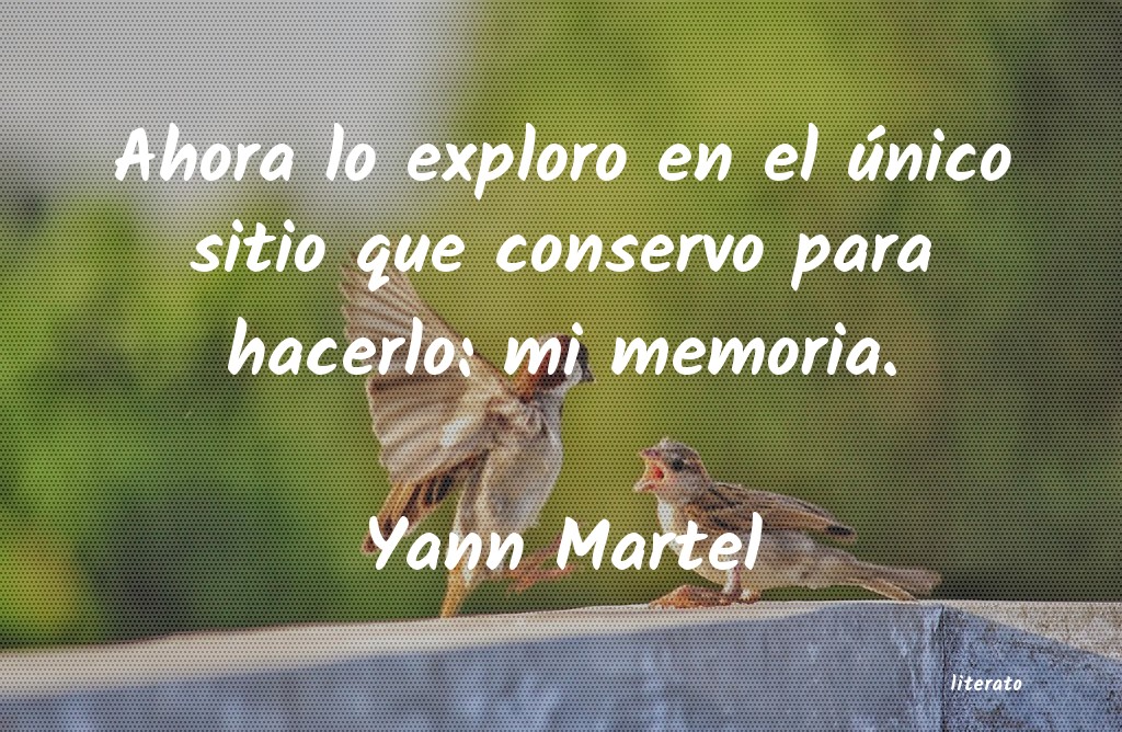 frases de Yann Martel