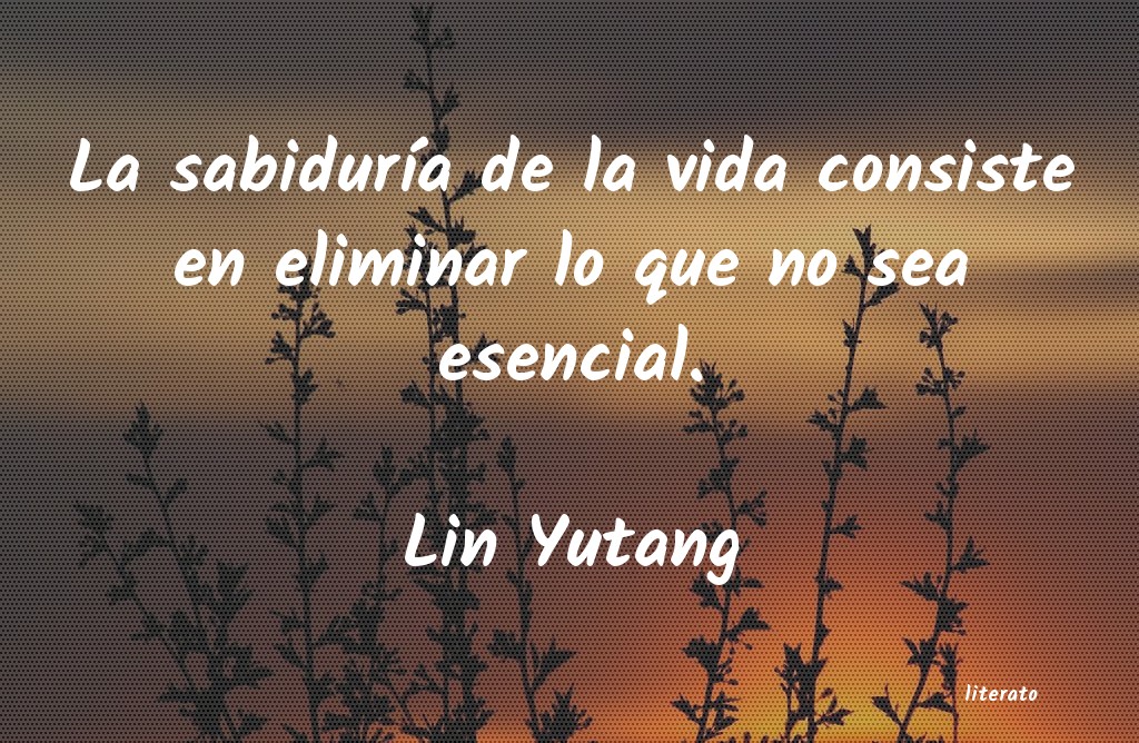 frases de Lin Yutang