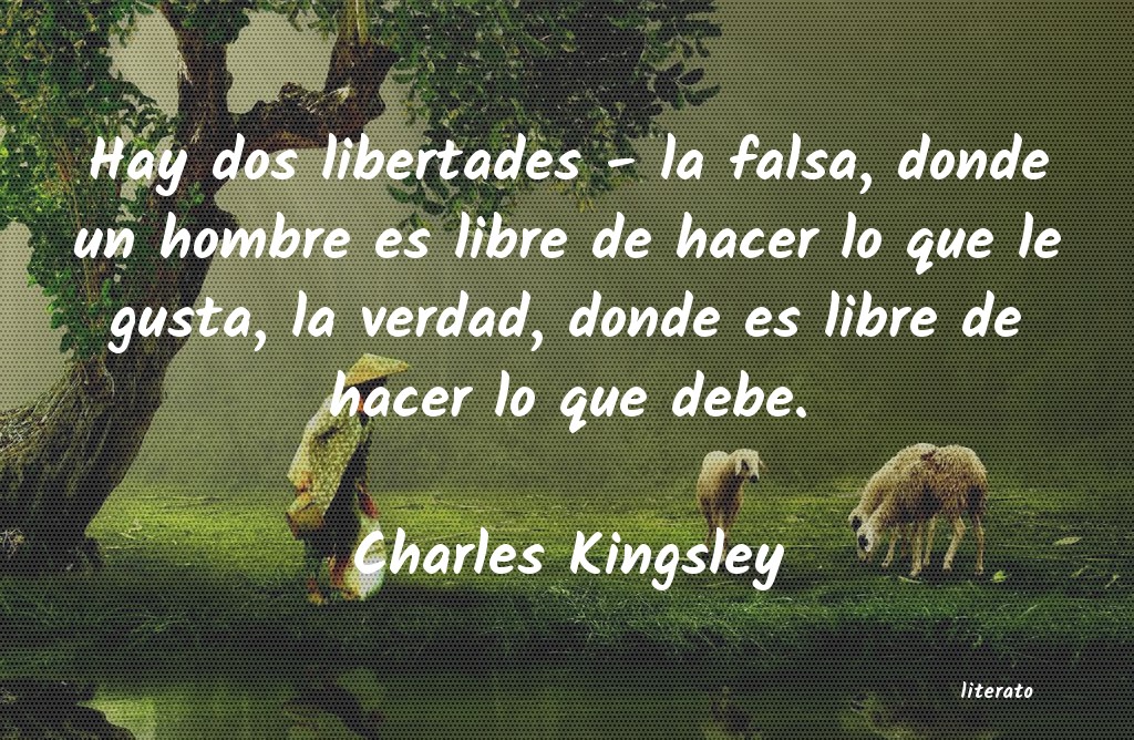 Frases de Charles Kingsley