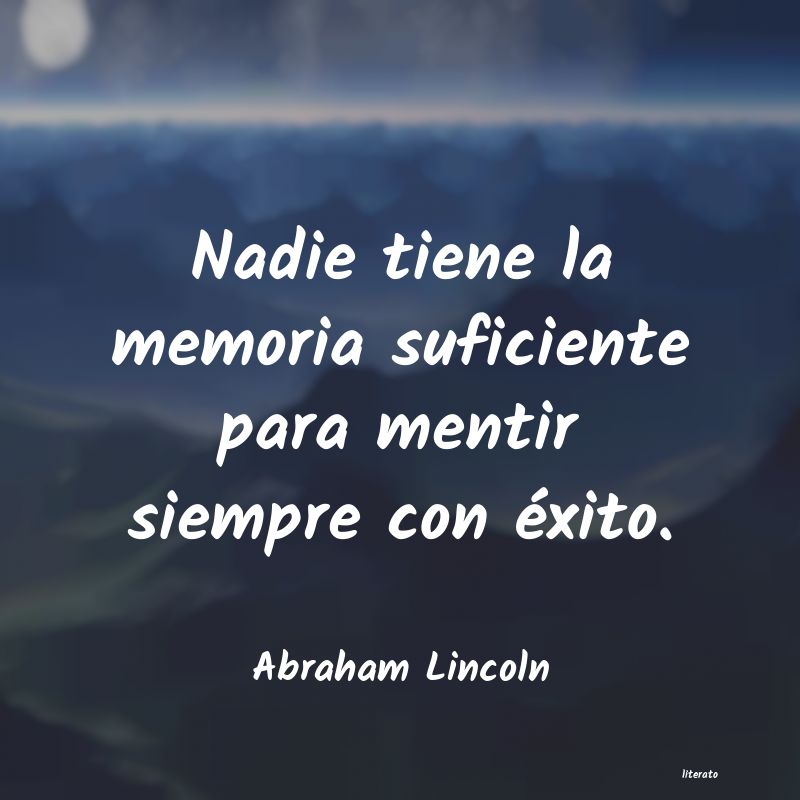 Frases de Abraham Lincoln