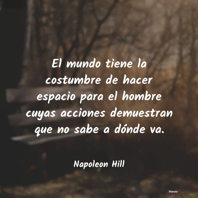 frases de Napoleon Hill