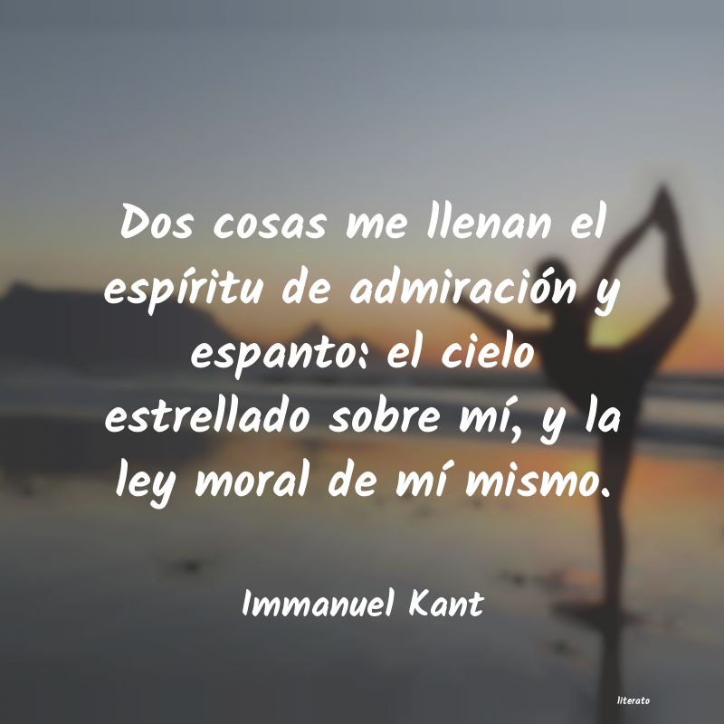 Frases de Immanuel Kant