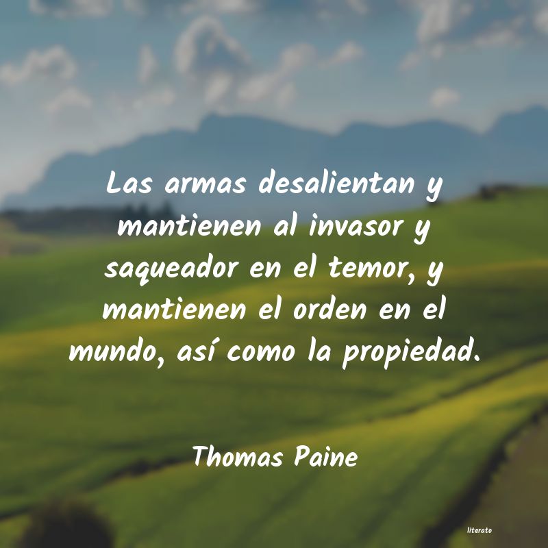 Frases de Thomas Paine