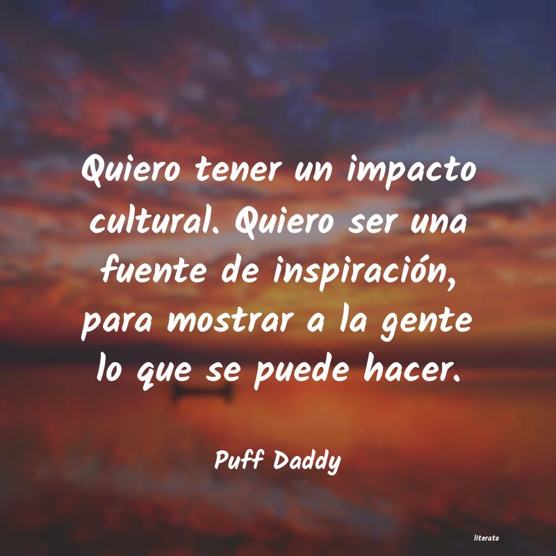 Frases de Puff Daddy