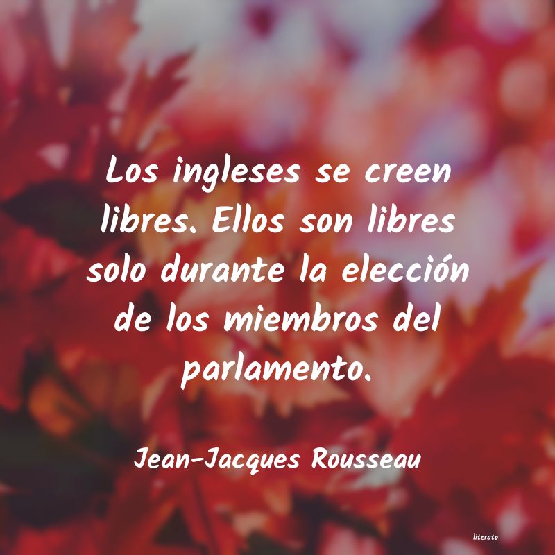 frases de Jean-Jacques Rousseau