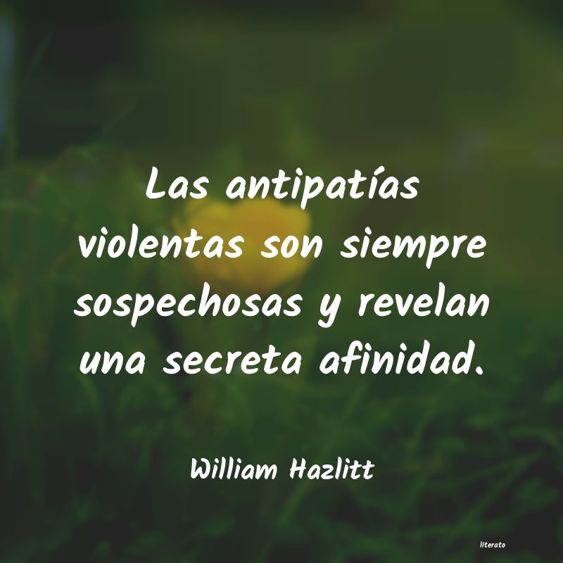 Frases de William Hazlitt