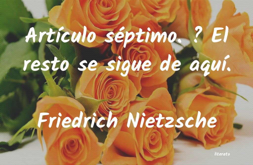 Frases de Friedrich Nietzsche