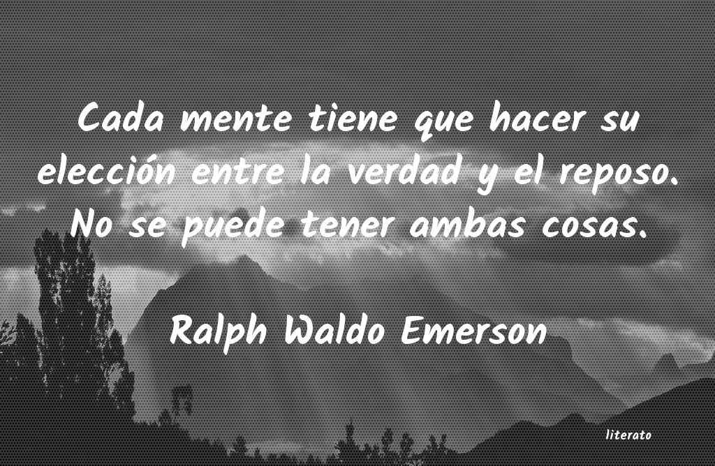 Frases de Ralph Waldo Emerson