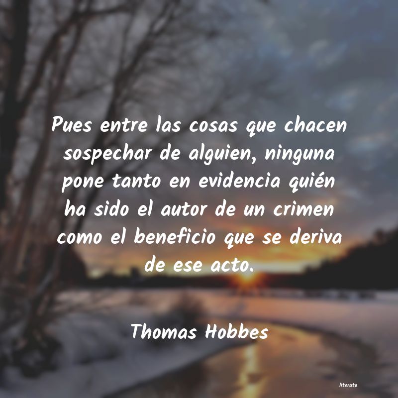 Frases de Thomas Hobbes