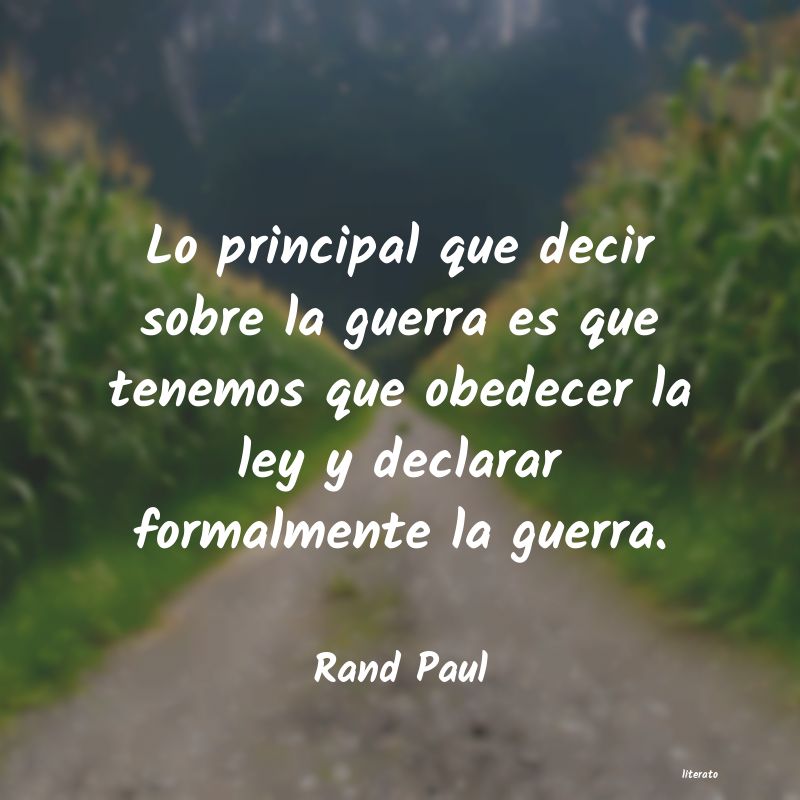 Frases de Rand Paul