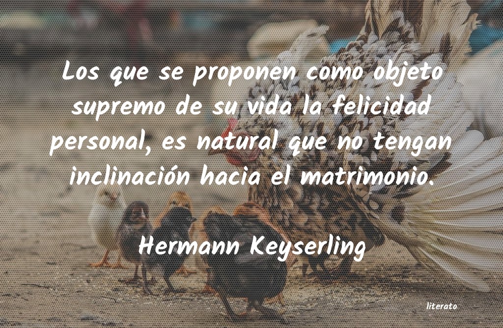 Frases de Hermann Keyserling